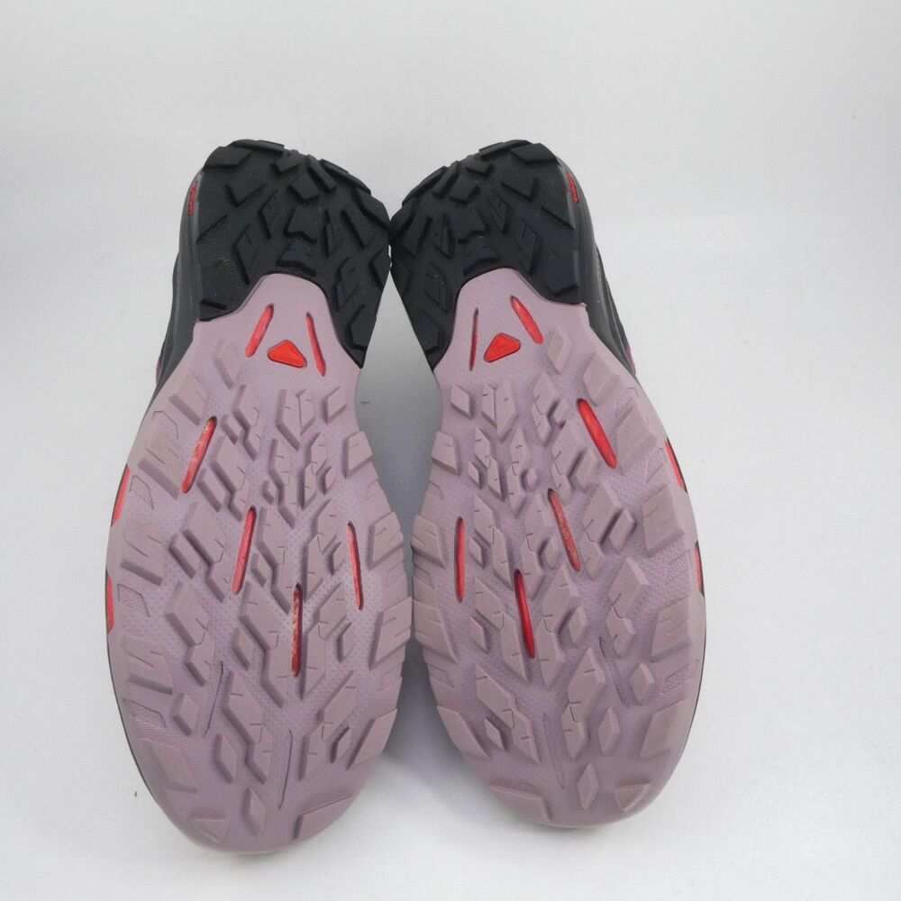 Salomon Women's Size 11 OUTPULSE Gore-Tex Hiking Shoes Tulipwood/Black/Poppy Red - Picture 10 of 10